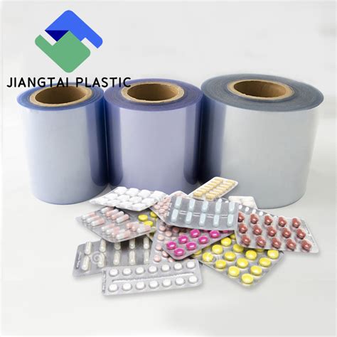 Jiangtai Plastic Pharmaceutical Packing Film Rigid Clear PVC Roll Film