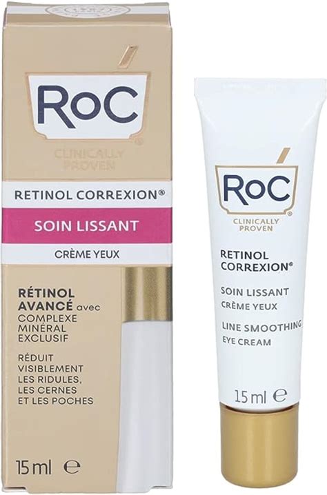 Roc Retinol Correxion Soin Lissant Cr Me Contour Des Yeux R Duit