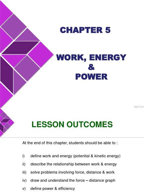 Chapter 5 Work Energy Power Pdf Potential Energy Force