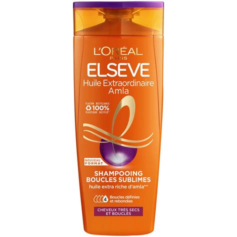 Elseve Huile Extraordinaire Amla Shampooing Boucles Sublimes Cheveux