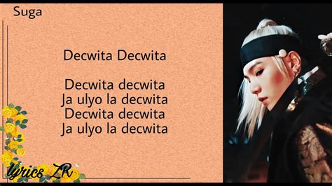 Suga Daechwita Easy Lyrics Suga Yonggi Daechwita Bts Youtube