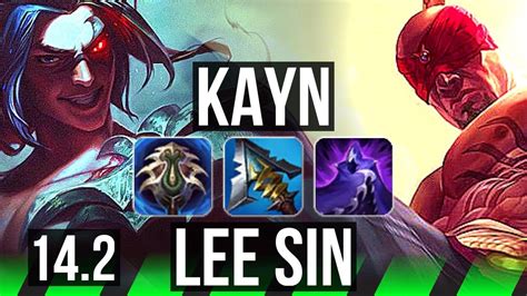 KAYN Vs LEE JNG 7 Solo Kills Rank 10 Kayn TR Master 14 2 YouTube