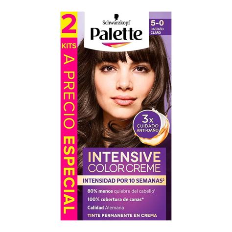 Tinte Para Cabello Palette Intensive Color Creme Casta O Claro