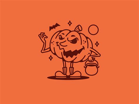 Halloween Pumpkin Logo by Dolzhenko Yaroslav on Dribbble