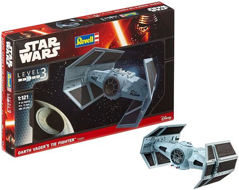 1121 Scale Revell Darth Vaders Tie Fighter Model Kit 1705 Kent Models