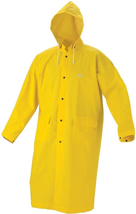 Pvc Rain Coats Large Yellow