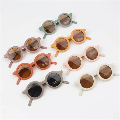 Baby Accessories New Infant Baby Sunglasses Infant Retro Solid Color