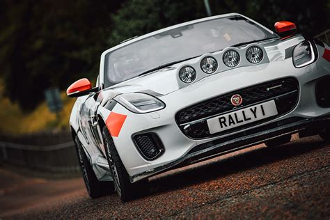 One Off Jaguar F Type Convertible Rally Car Makes Final Appearance