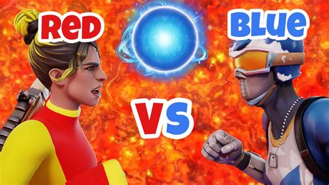 🔥🔴 Red Vs Blue 🔵 Lava ⭐ 8310 6268 7896 من ابتكار Prettyboy Fortnite