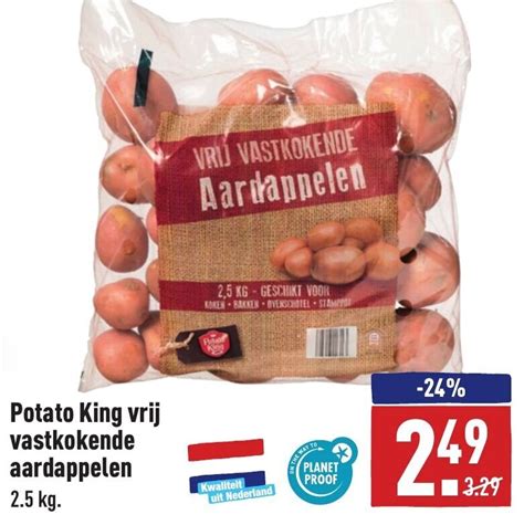 Potato King Vrij Vastkokende Aardappelen Kg Aanbieding Bij Aldi