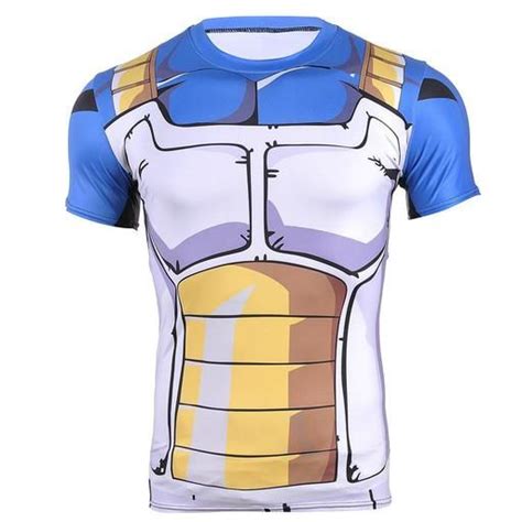 Dragon Ball Z Vegeta Cell Saga Battle Saiyan Armor D Workout T Shirt