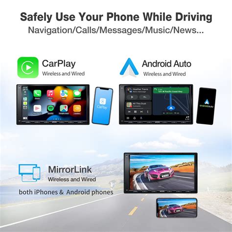 ATOTO A6PF Android Double DIN Car Stereo Wireless CarPlay Wireless