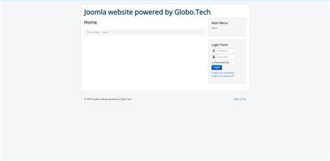 How To Use Our Joomla One Click App Globotech