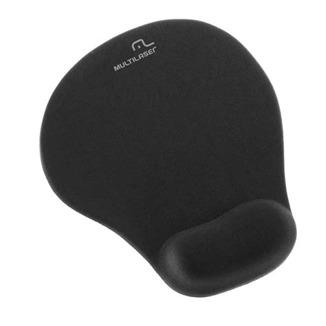 Mouse Pad Apoio Gel Preto Multilaser