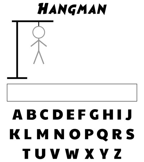 Hangman Words For Seniors - 10 Free PDF Printables | Printablee ...