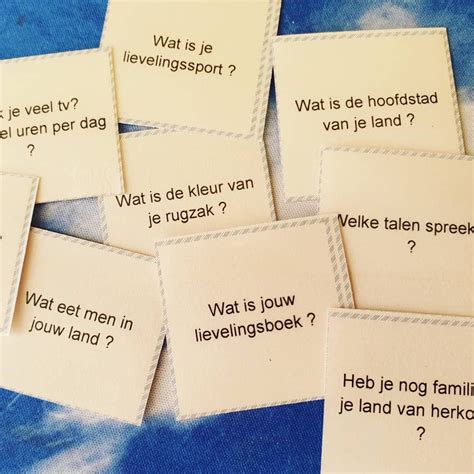 Kaartjes Om Nederlands Te Leren Spelen Om Te Leren Het Is Zo Leuk En