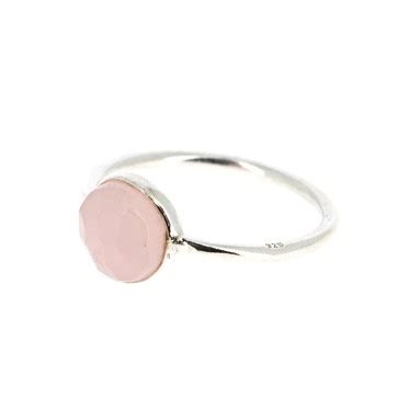 Bague Quartz Rose Argent