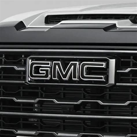 Sierra Emblems Black Gmc Front Grille Standard