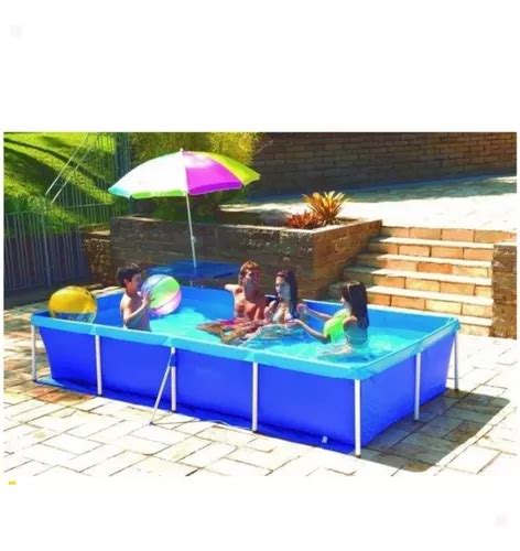 Piscina Estrutural Retangular Mor 3000l Azul 001005 à venda em São