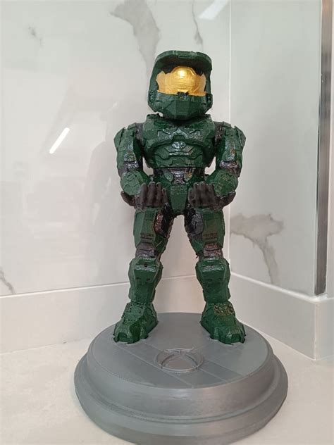 Halo Master Chief Controller Holder Custom Painted 3d Etsy