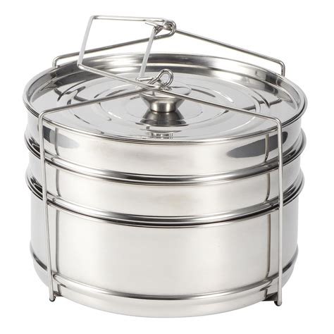 Stackable 3 Tier Stainless Steel Steamer Cooker Pot Set Versatile