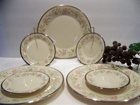 Vintage Lenox China Flirtation Pattern Dinner by arborfieldmanor