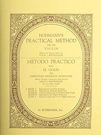 Practical Method For The Violin Book Hohmann Christian Heinrich