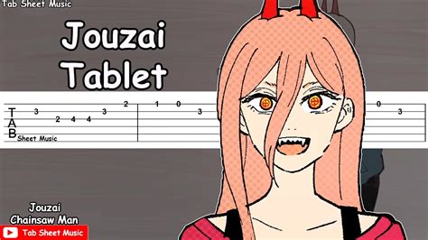 Chainsaw Man ED 4 Jouzai Tablet Guitar Tutorial YouTube