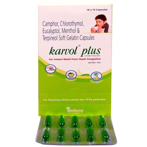 Karvol Plus Capsule In Hindi