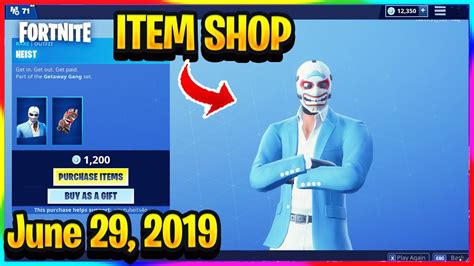 Fortnite Item Shop New Heist Skin And Doggs Returns Item Shop