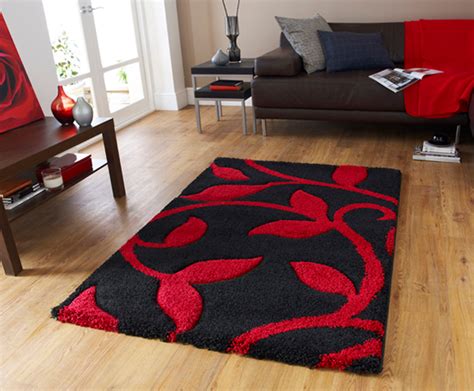 7 Red Shaggy Area Rugs For A Modern Living Room - Cute Furniture UK