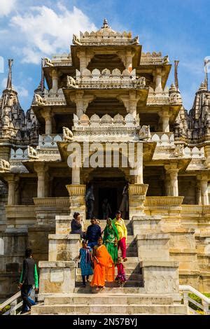 Temple staircase, Ranakpur temple complex, most important testimony to ...