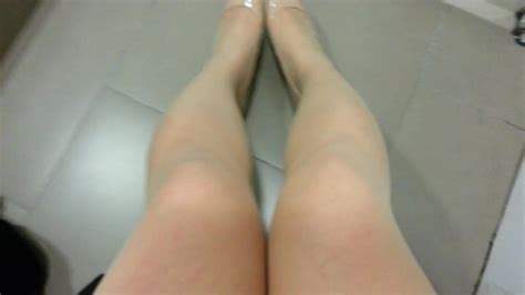 Beige Patent Pumps With Pantyhose Teaser 17 Xhamster