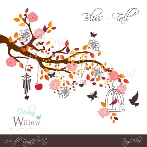 Bliss Fall Clip Art Set Premium Quality 300 Dpi Jpeg And Etsy