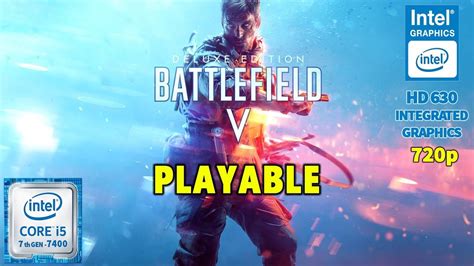 Battlefield V Beta Intel Graphics Hd 630 720p Gaming Benchmark Playable Youtube