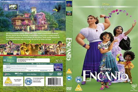 Encanto (2021) R2 UK DVD Cover and Label - DVDcover.Com