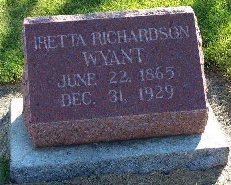 Iretta Mae Richardson Livingston Wyant Find A Grave Memorial