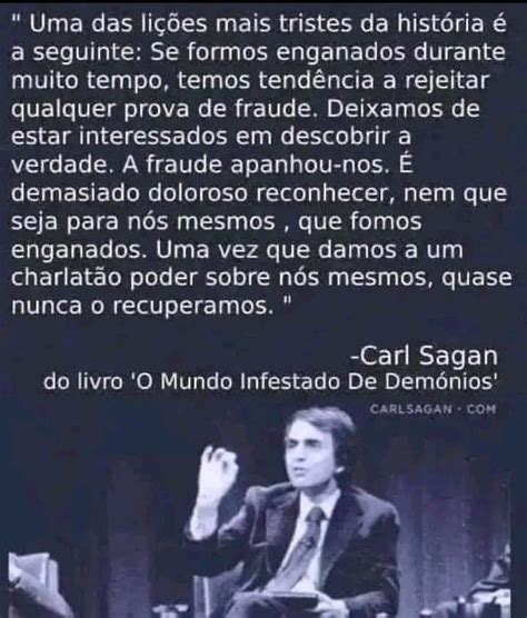 Pin de Patê Amaldiçoado em Emoção Carl sagan Verdades Emoção