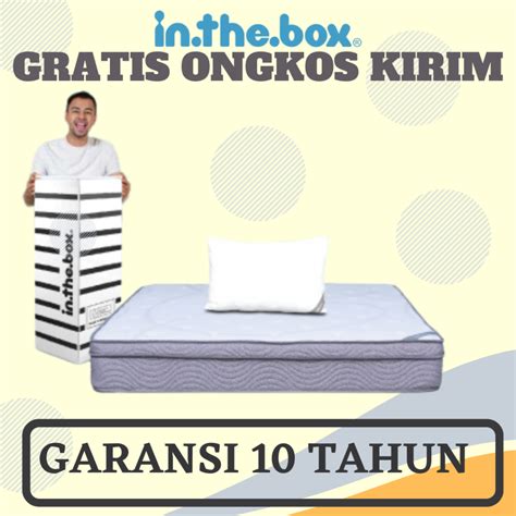 Jual Inthebox Pro Kasur Spring Bed In The Box Type Pro Free Bantal Ukuran 90x200