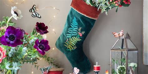 Tutoriel pour coudre une chaussette de Noël en velours Marie Claire