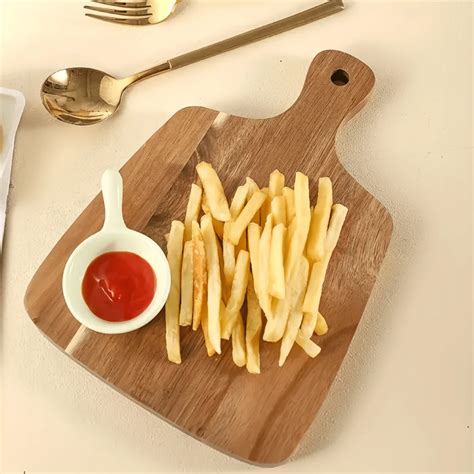 Piece Acacia Wood Chopping Board Multifunctional Kitchen Wooden