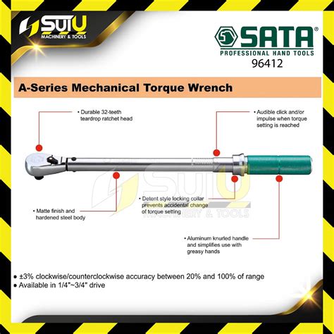 Sata Dr A Series Mechanical Torque Wrench Nm Kuala