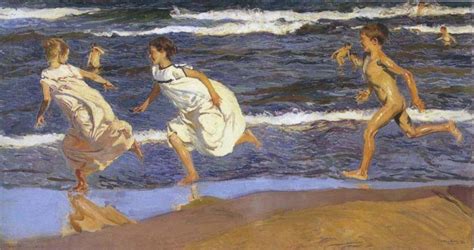 Cuadros De Ni Os En La Playa Joaqu N Sorolla Repro Arte