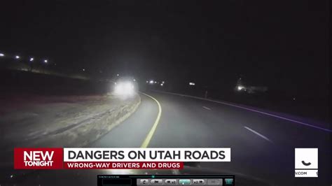 Two Utah Wrong Way Drivers Caught On Dash Cam Footage 24 Hours Apart