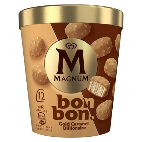 Magnum Bon Bon Gold Caramel Billionaire Ice Cream Ocado