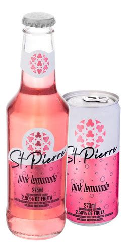 Tônica Pink Lemonade St Pierre 275ml Long Neck 12 Unidades