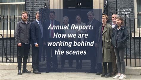 2023 At The Ers Our Work Behind The Scenes Electoral Reform Society