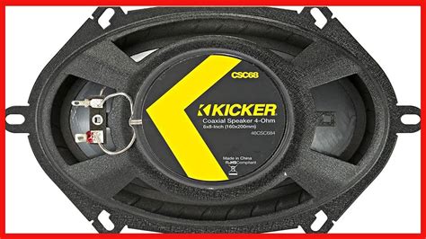 Kicker Cs Series Csc X Inch Car Audio System Speaker Black