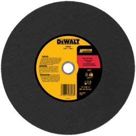 Dewalt DW8003 14 Inch X7 64 Inch X1 Inch Stud Cutting Chop Saw Wheel