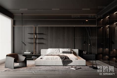 Modern Bedroom 3d Model Download Model Id 509040471 1miba